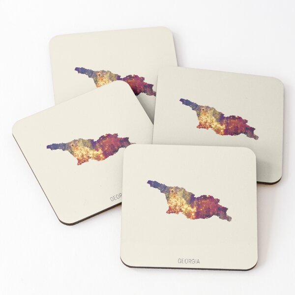 Item preview, Georgia Watercolor Map designed and sold by ArtPrints.