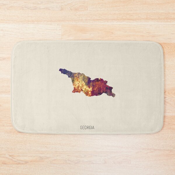 Item preview, Georgia Watercolor Map designed and sold by ArtPrints.