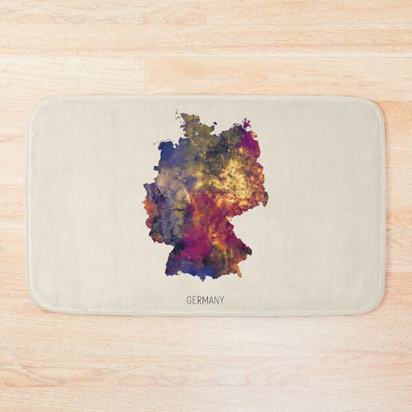 Item preview, Germany Watercolor Map designed and sold by ArtPrints.