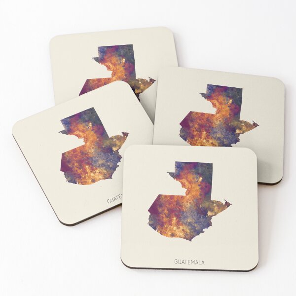 Item preview, Guatemala Watercolor Map designed and sold by ArtPrints.