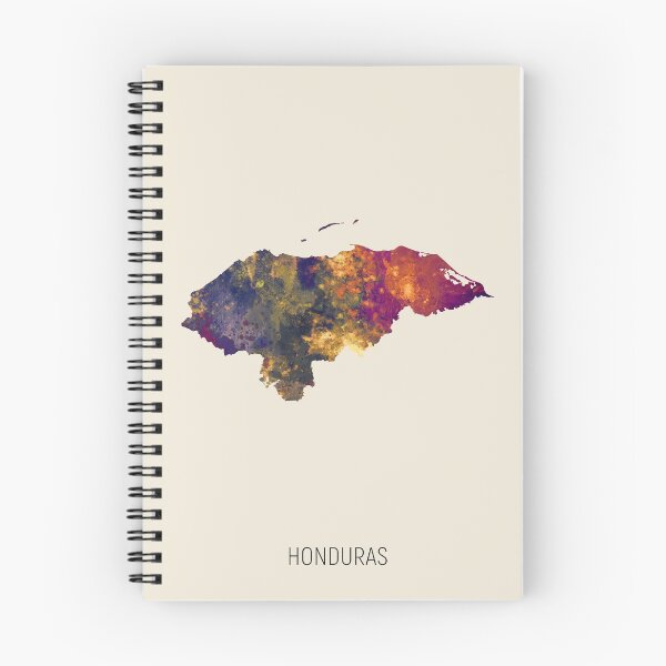 Item preview, Honduras Watercolor Map designed and sold by ArtPrints.