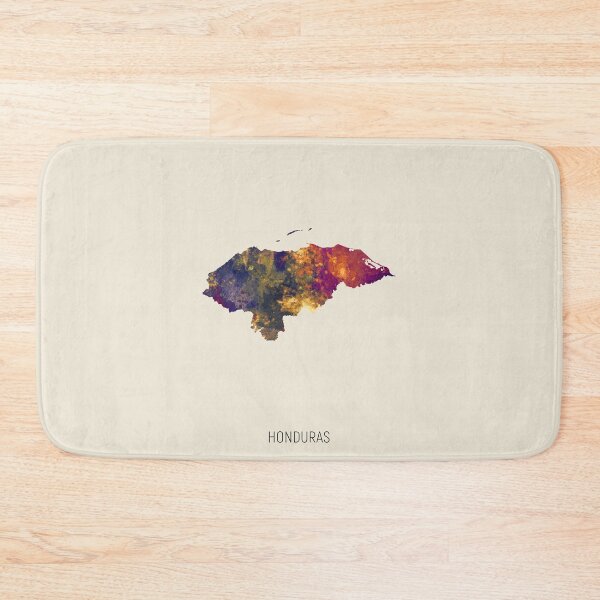 Item preview, Honduras Watercolor Map designed and sold by ArtPrints.