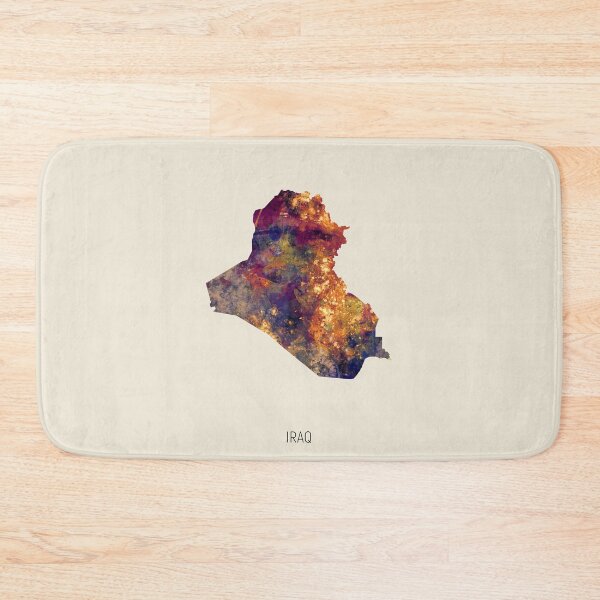 Item preview, Iraq Watercolor Map designed and sold by ArtPrints.