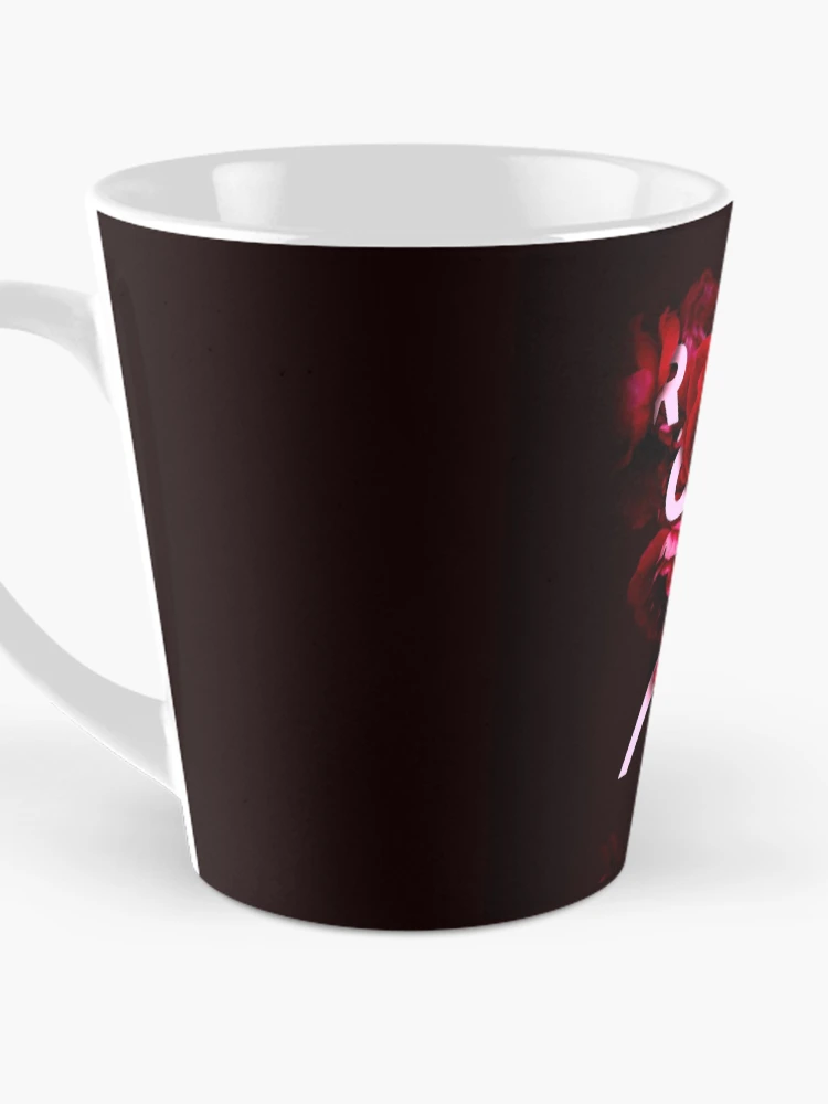 Thumbnail 3 of 4, Coffee Mug, Typography Roses designed and sold by Fryar.