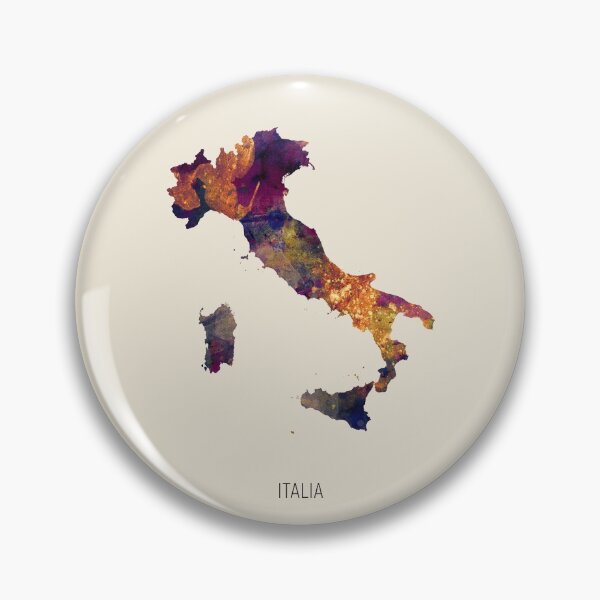 Artikelvorschau, Italia Watercolor Map entworfen und verkauft von ArtPrints.