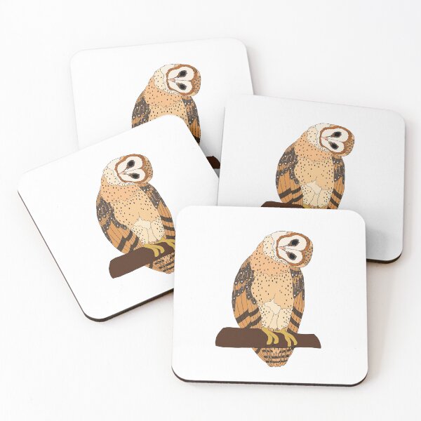 Item preview, Barn Owl designed and sold by nolessjess.