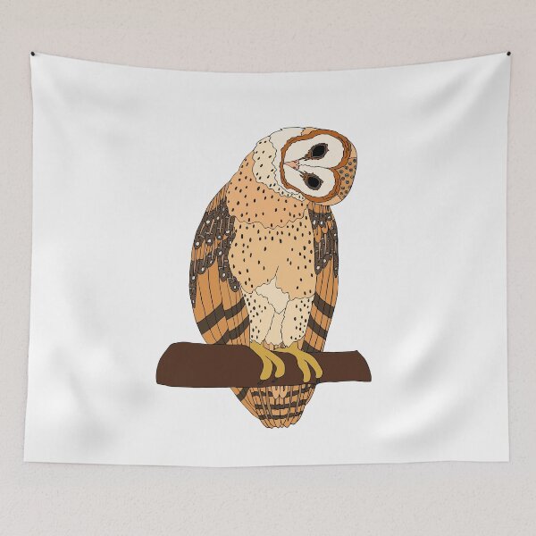 Item preview, Barn Owl designed and sold by nolessjess.