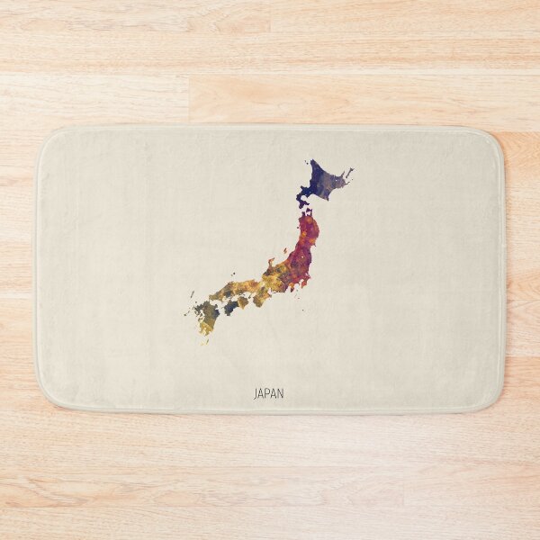Artikelvorschau, Japan Watercolor Map entworfen und verkauft von ArtPrints.