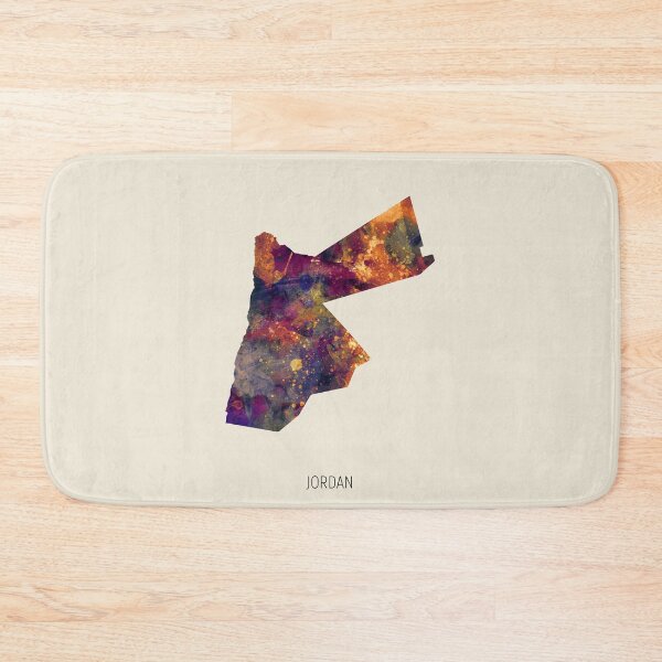 Item preview, Jordan Watercolor Map designed and sold by ArtPrints.