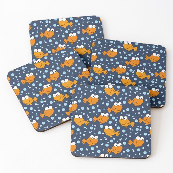 Item preview, Goldfishes dark blue designed and sold by Eenig.