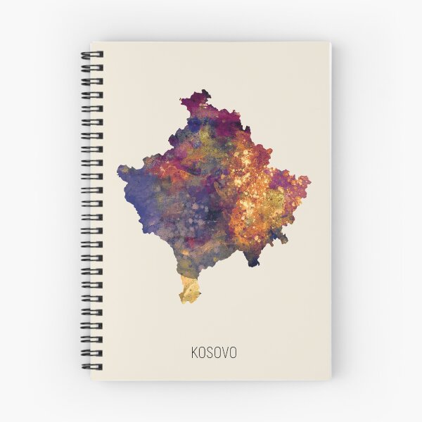 Item preview, Kosovo Watercolor Map designed and sold by ArtPrints.