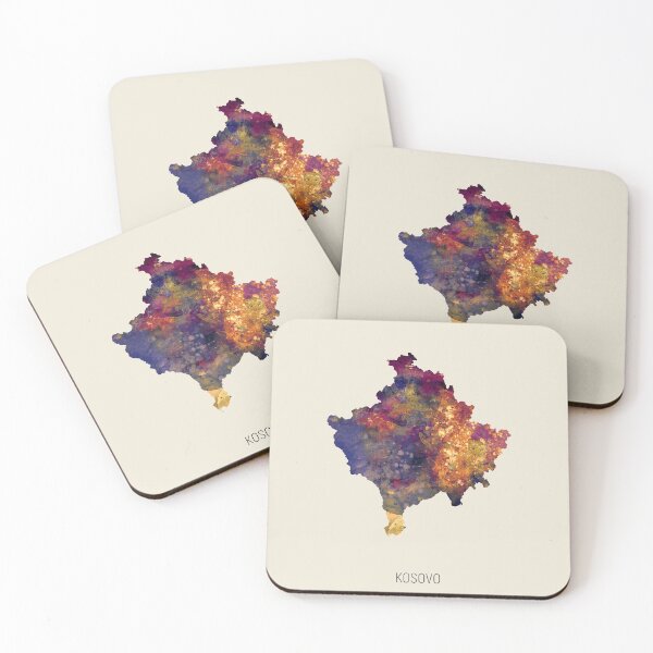 Item preview, Kosovo Watercolor Map designed and sold by ArtPrints.