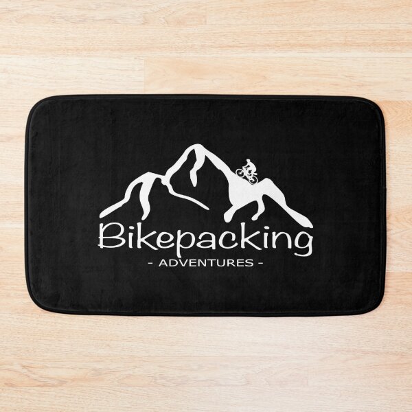 Item preview, Bikepacking Adventures Logo white designed and sold by Simplebp.