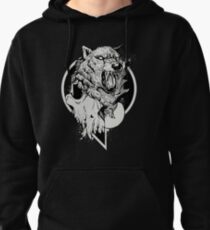 Inktober Wolf Pullover Hoodie