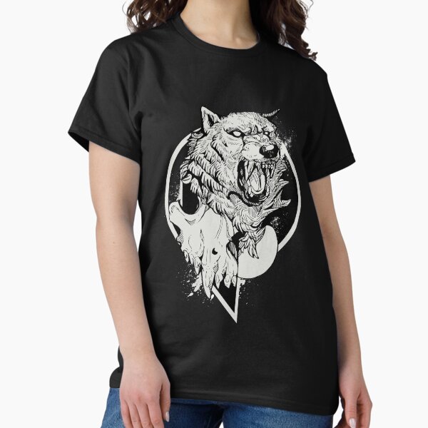 Inktober Wolf Classic T-Shirt