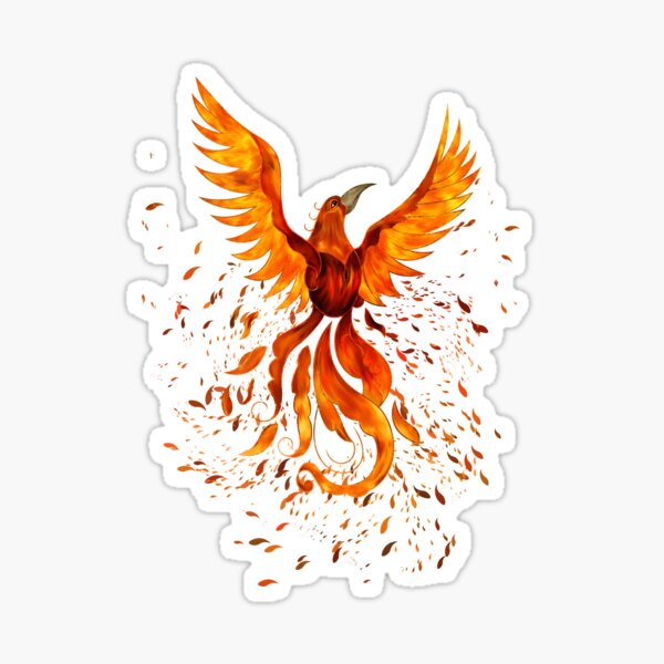 Aperçu de l'œuvre Rising Phoenix Bird créée et vendue par k9printart.