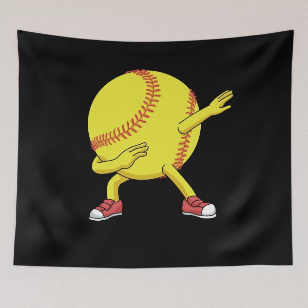 Item preview, Softball Gifts Girls Softball Gifts Women Dabbing Softball designed and sold by DSWShirts.