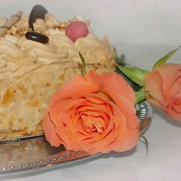 Artwork thumbnail, Cake and roses by steppeland