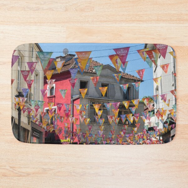 Item preview, Kapana Plovdiv Pennants - Vibrant Originality in Pink and Yellow designed and sold by Georgia Mizuleva.