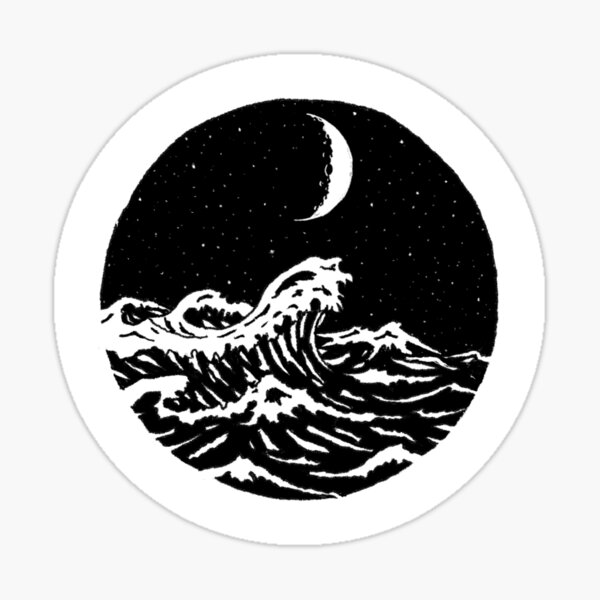 Into the Waves Sticker