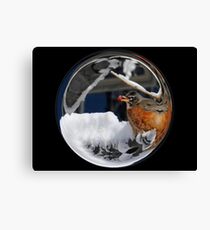 Cindy's Snow Globe's 10 Canvas Print