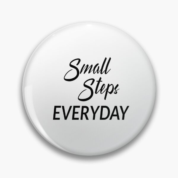 Item preview, Small steps everyday. Inspirational quote designed and sold by Pameli.