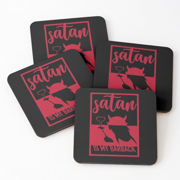 Item preview, Satan Is My Barback designed and sold by RedFinchDesigns.
