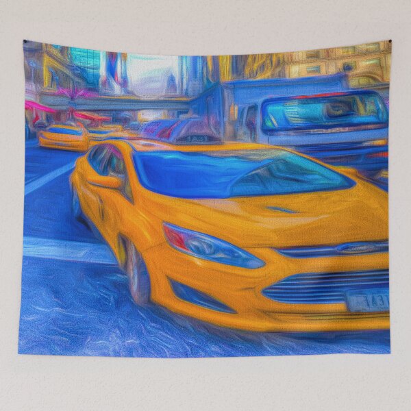 Item preview, New York Street Scene Art designed and sold by Londonimages.