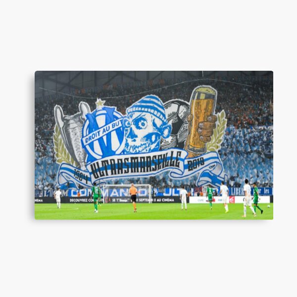 Tifo Olympique de Marseille t-shirt Canvas Print