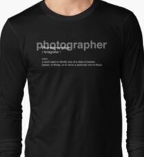 Photographer Long Sleeve T-Shirt