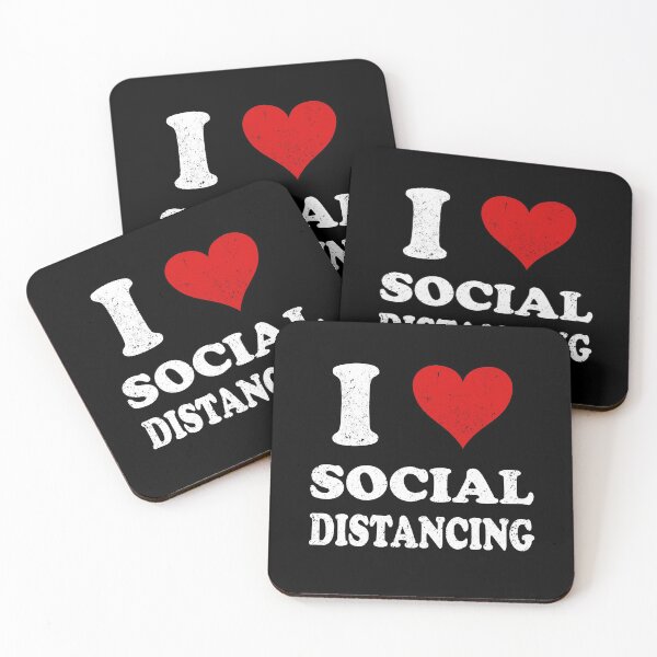 Item preview, I LOVE SOCIAL DISTANCING  designed and sold by MagicBoutique.