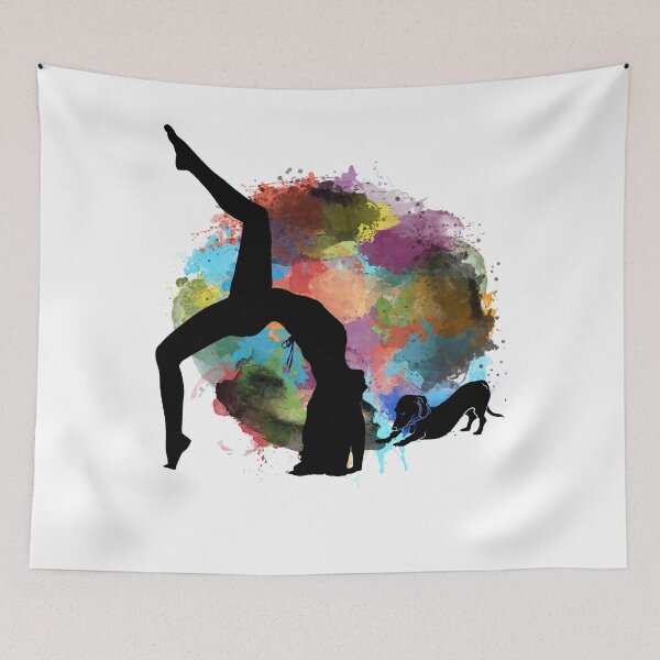 Item preview, Yoga Dachshund 1 designed and sold by StubbornWiener.