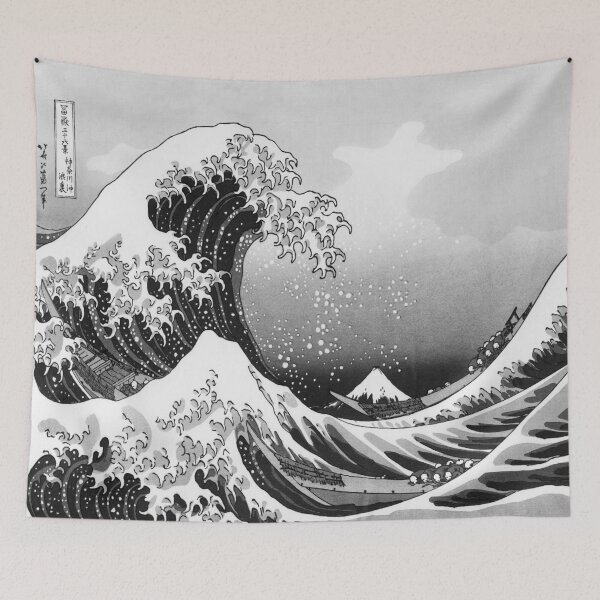 Item preview, Great Wave: Monochrome designed and sold by rapplatt.