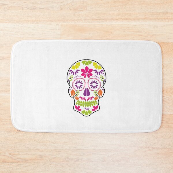 Item preview, Calavera sugar skull Day of the dead floral skull	 designed and sold by Shawlin Islam.