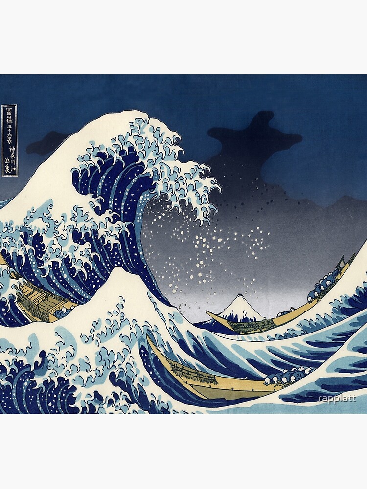 Great Wave: Kanagawa Night by rapplatt