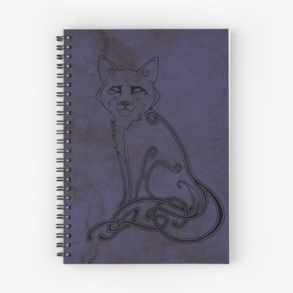 Item preview, Knotwork Fox Blue designed and sold by alexandrarena.