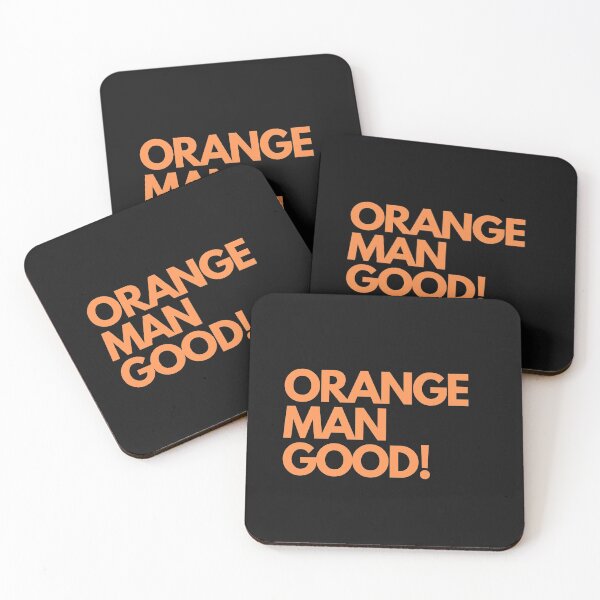 Item preview, Orange Man Good designed and sold by BluSquirrel.