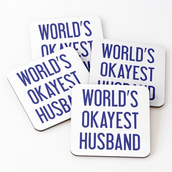 Item preview, World's Okayest Husband designed and sold by MyArt23.