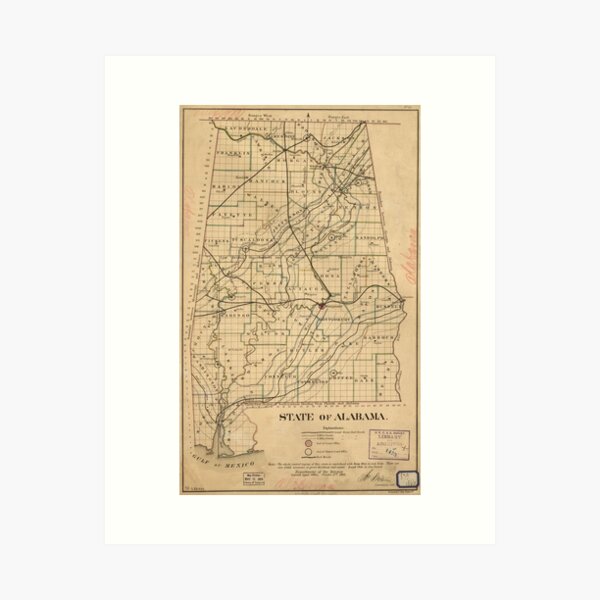 Historic Map : 1856 Louisiana. - Vintage Wall Art - Historic Pictoric