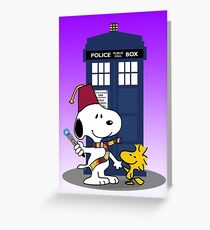 Snoopy Who. Greeting Card