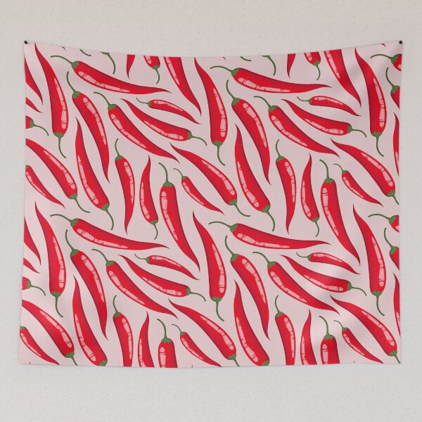 Item preview, Seamless pattern with red hot chili peppers. designed and sold by Xaphana.