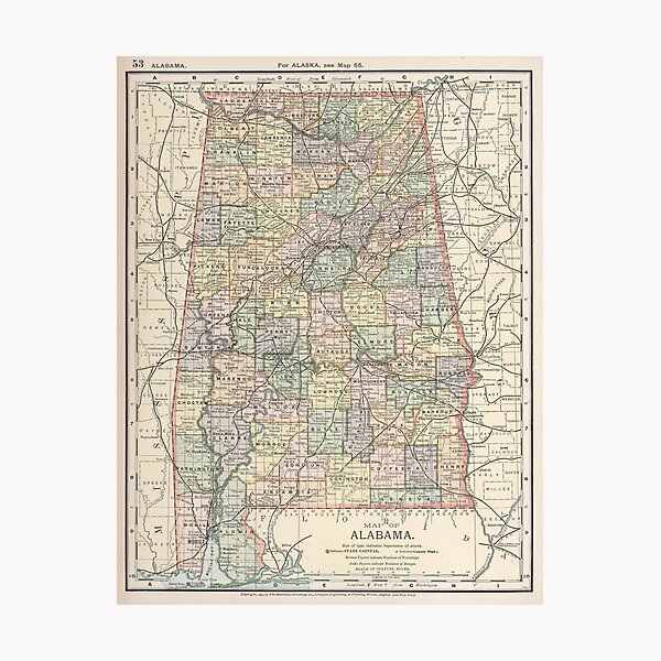 Antique Map of Louisiana by John Melish - 1820 by Blue Monocle
