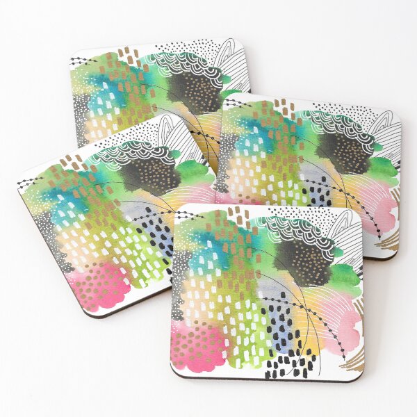 Item preview, Colorful Watercolor Abstract Painting designed and sold by MyArt23.