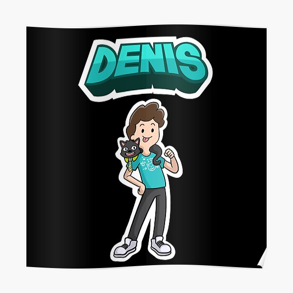 Denis Roblox Posters Redbubble - denis theme park in roblox