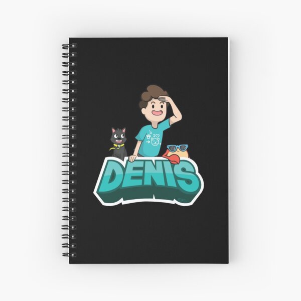 Denis Gaming Spiral Notebooks Redbubble - denis and alexs galactic golf scammed me roblox obby