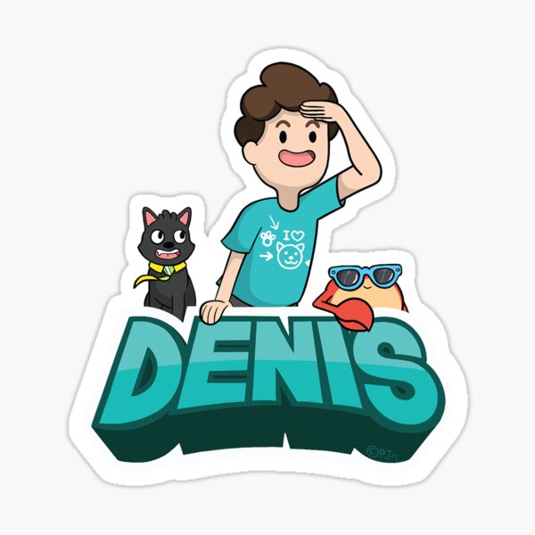 Denis Daily Stickers Redbubble - roblox is down denis
