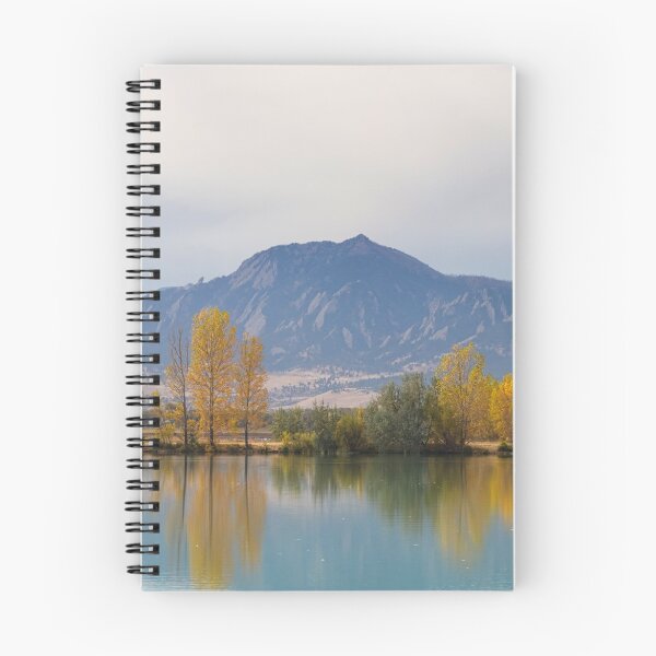 Item preview, Boulder Colorado Autumn Flatiron Panorama Reflections designed and sold by Bo Insogna.