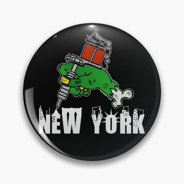 Item preview, NEW YORK - The Big Apple - monster tattoo - white designed and sold by Marcel Wirth.