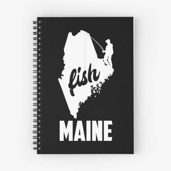 Item preview, Fish Maine State Pride Fishing print designed and sold by jakehughes2015.