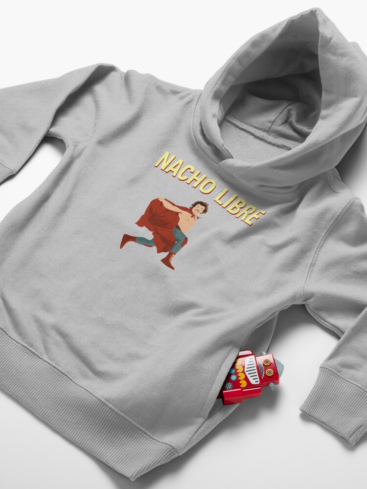 Alternate view of El Luchador Mascarado Artwork, Wall Art, Prints, Posters, Tshirts, Men, Women, Kids Toddler Pullover Hoodie